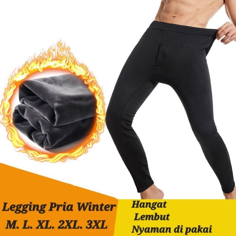 Legging Celana Musim Dingin Pria / Long John Thermal 019