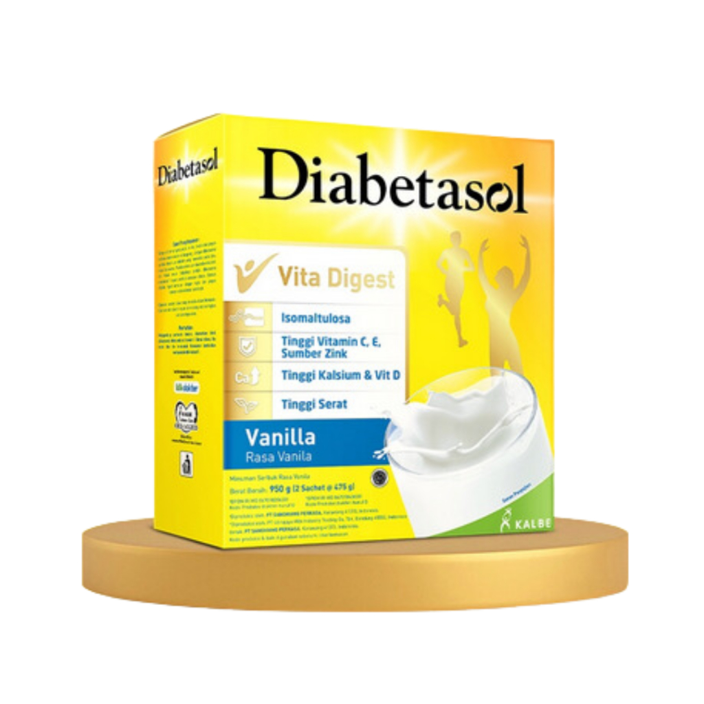

Diabetasol Jumbo Vanilla 950 G Susu Kestabilan Gula Darah