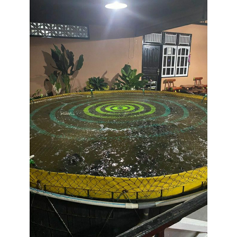 Tutup Kolam Biyofloc Bahan Tampar