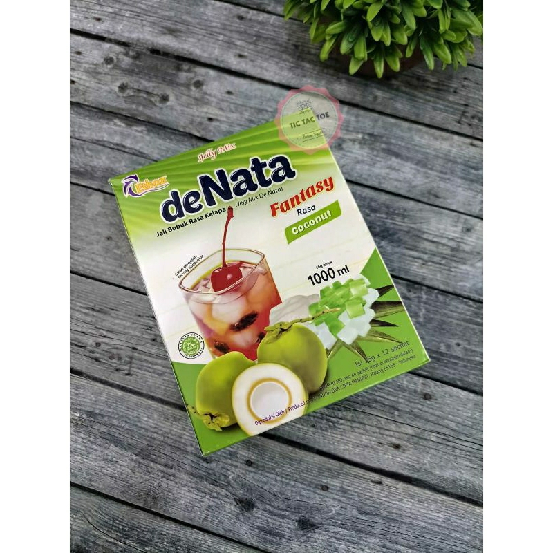 Denata Coconut 15gr Box isi (12pcs) / Jelly Bubuk Kelapa