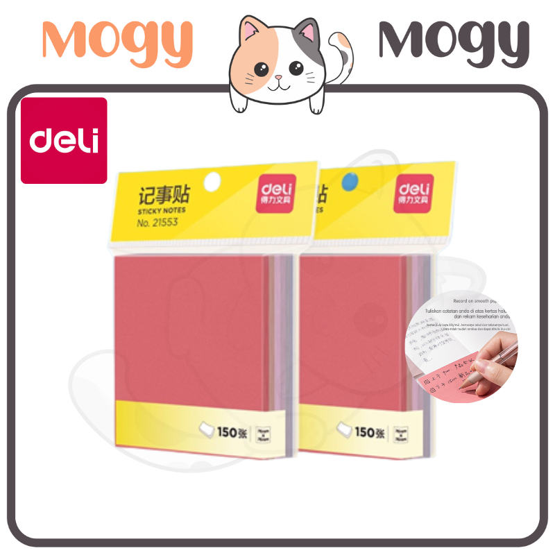 MOGYMOGY DELI016Sticky Note / Memo Tempel 3x3 150 lembar Kertas