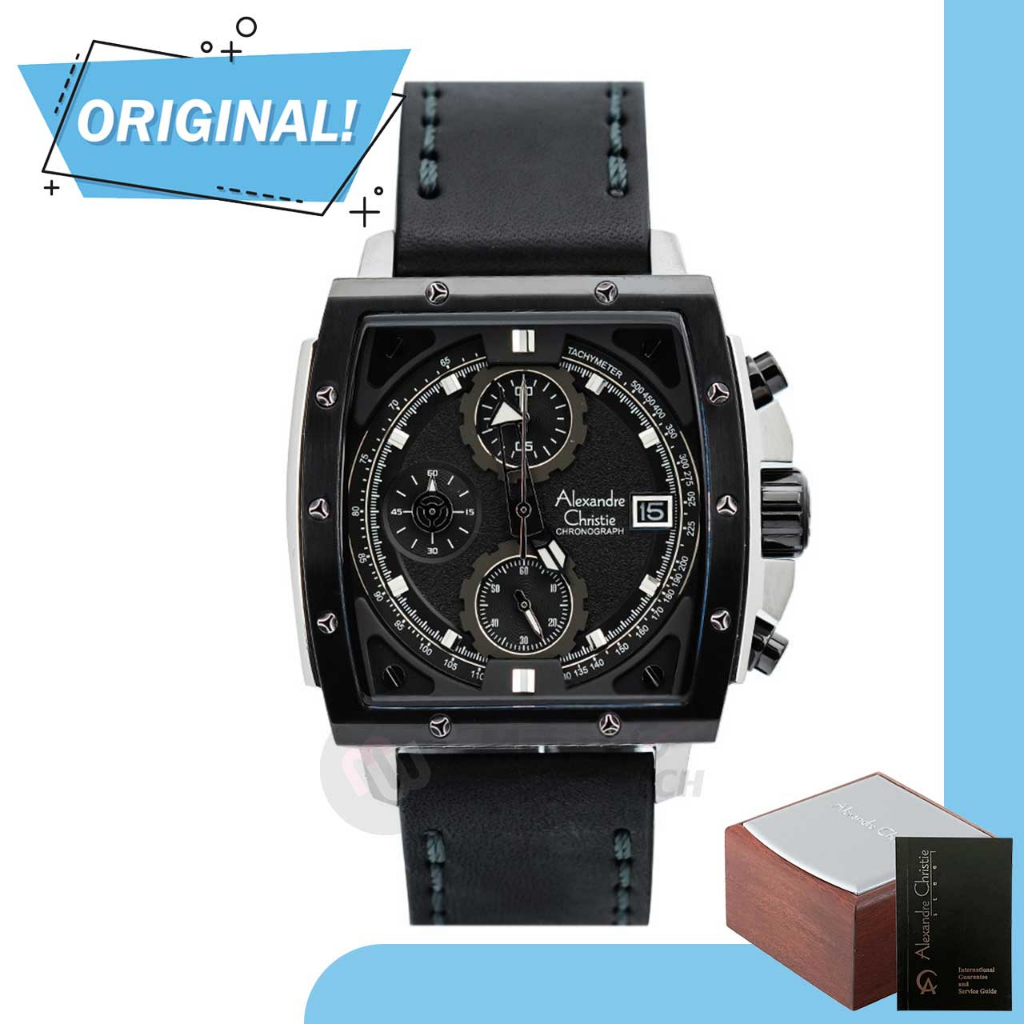 Jam Tangan Pria Analog Alexandre Christie 6376MC AC6376 AC 6376 MC 6376 MCLTBBA Original Garansi Res