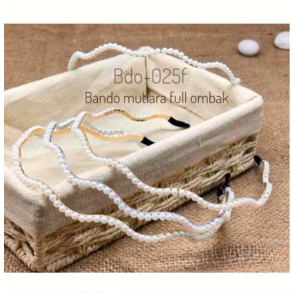 DHIO - BANDO MUTIARA GELOMBANG / BANDO WANITA / BANDO KOREA AKSEN MUTIARA GAYA