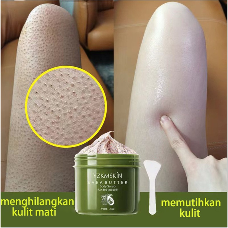 Lulur Pemutih Badan Body Scrub Badan Menghaluskan Kulit Pelembab Pemutih Pengelupasan Kulit Dan Kuli