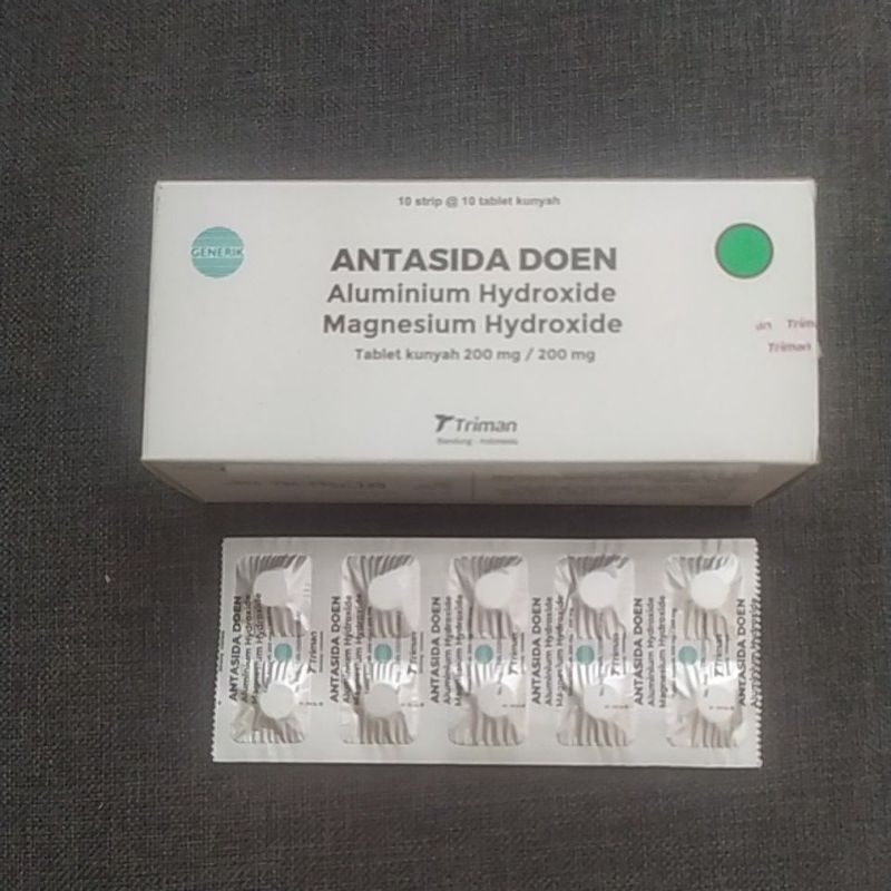Antasida Doen isi 10 tablet kunyah produksi Triman