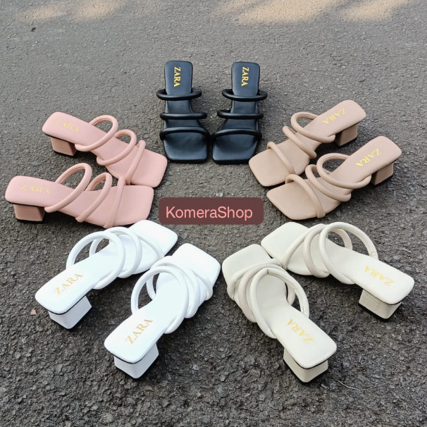 HEELS WANITA MODEL BAN III TERLARIS / SANDAL HEELS KEKINIAN