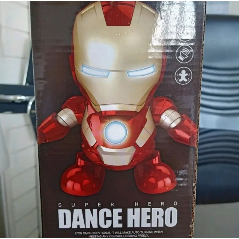 0821-MAINAN ANAK DANCE ROBOT IRONMAN