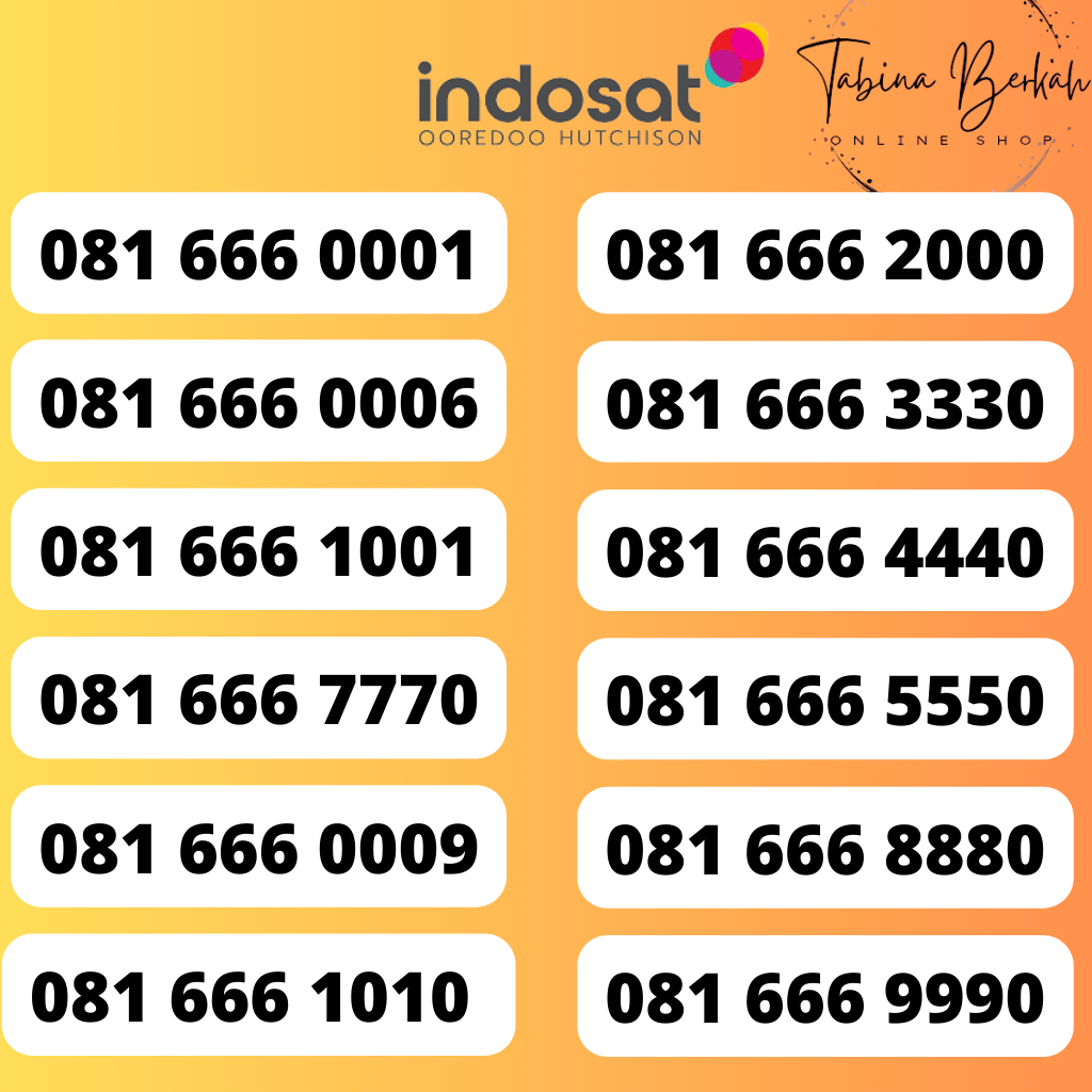 kartu perdana im3 10 digit nomer cantik 4G | nocan indosat 10 angka murah langganan