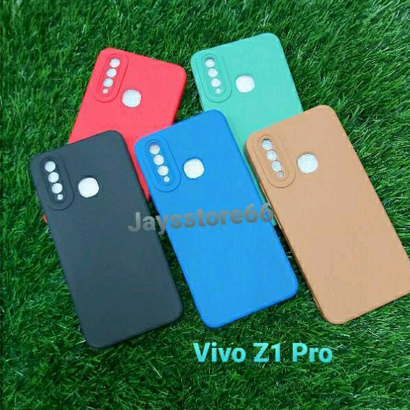 Case ProCamera Soft Matte With Camera Protector 9D Vivo Z1 Pro