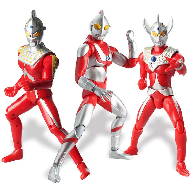 Mainan 30cm Ultraman  Figure  Z Zero Taro Orb Upin ipin Ribut Belial Set Hampers Ultra  Fuma Taiga Titus Tregear Tiga Kemenangan Rosso Ultraman Seri