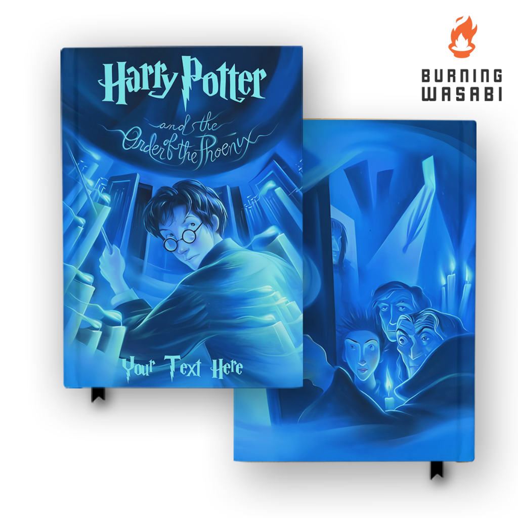 

Notebook Buku Harry Potter And Order Of The Phoenix 2 Hardcover Agenda Custom Nama DIary Jurnal Agenda A5 A6
