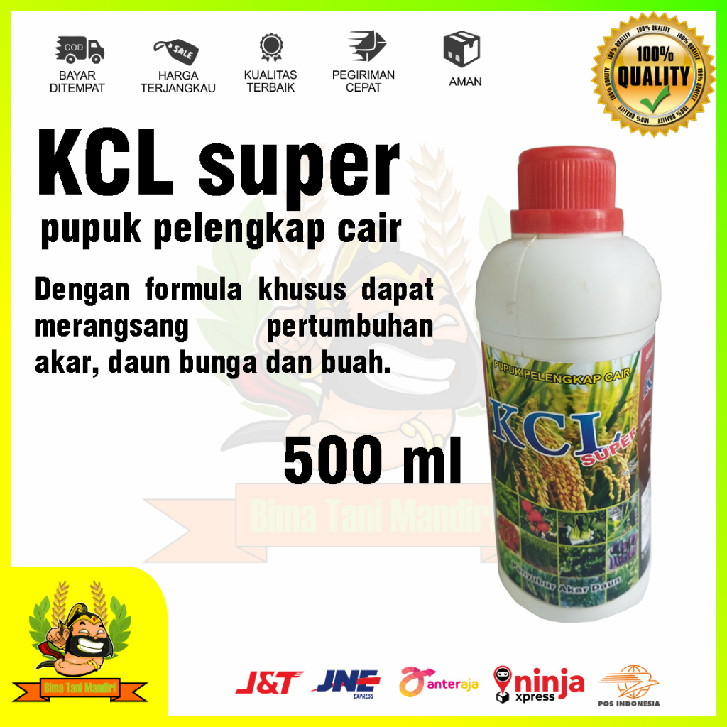 Pupuk Kcl Super Peyubur Akar Dan Daun 500 ml