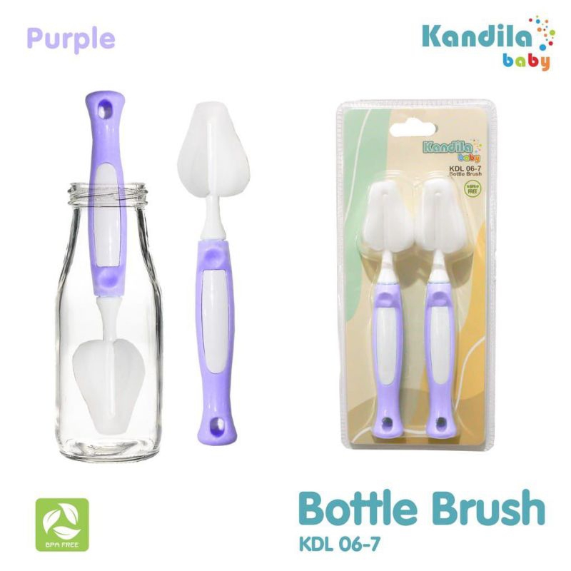 KANDILA Soft Nipple Brush Sikat Dot Bayi Pembersih Botol KDL 06-7