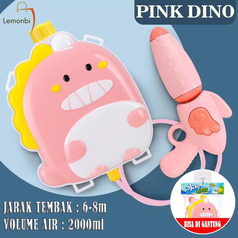 Mainan Anak-anak Pistol Air Ransel Backpack Water Gun Toys Mainan Pantai Outdoor Kado ulang tahun anak