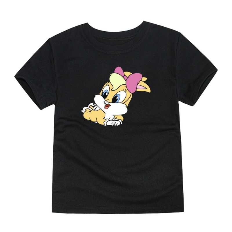 Kaos Anak Bunny Girls Baju Anak Lengan Pendek Atasan Anak Perempuan Kaos Oblong Anak 2-16Th Cod