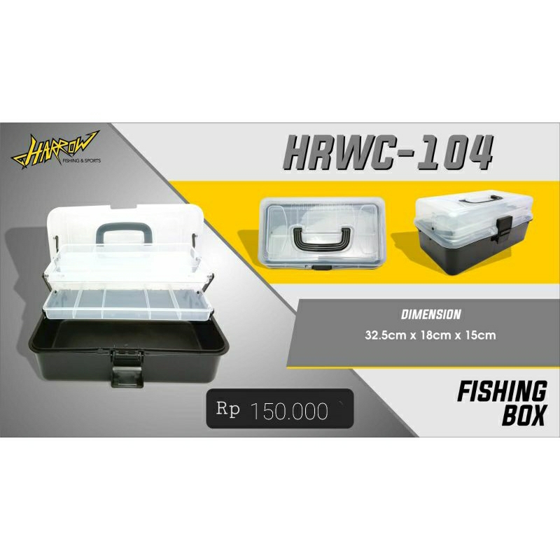 Harrow fishing box HRWC-104