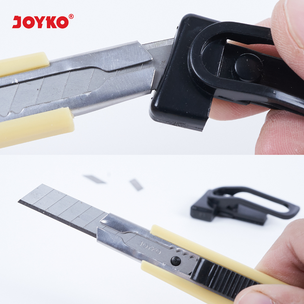 

Joyko Cutter Kecil Pisau Potong Pemotong Kertas Silet A-300A [12Pcs]