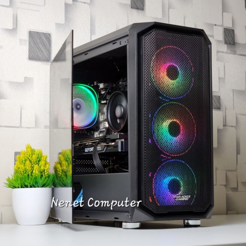 PC Rakitan Gaming | Intel Core i5 12400F | RTX 4060 8GB | RAM 16GB | NVMe