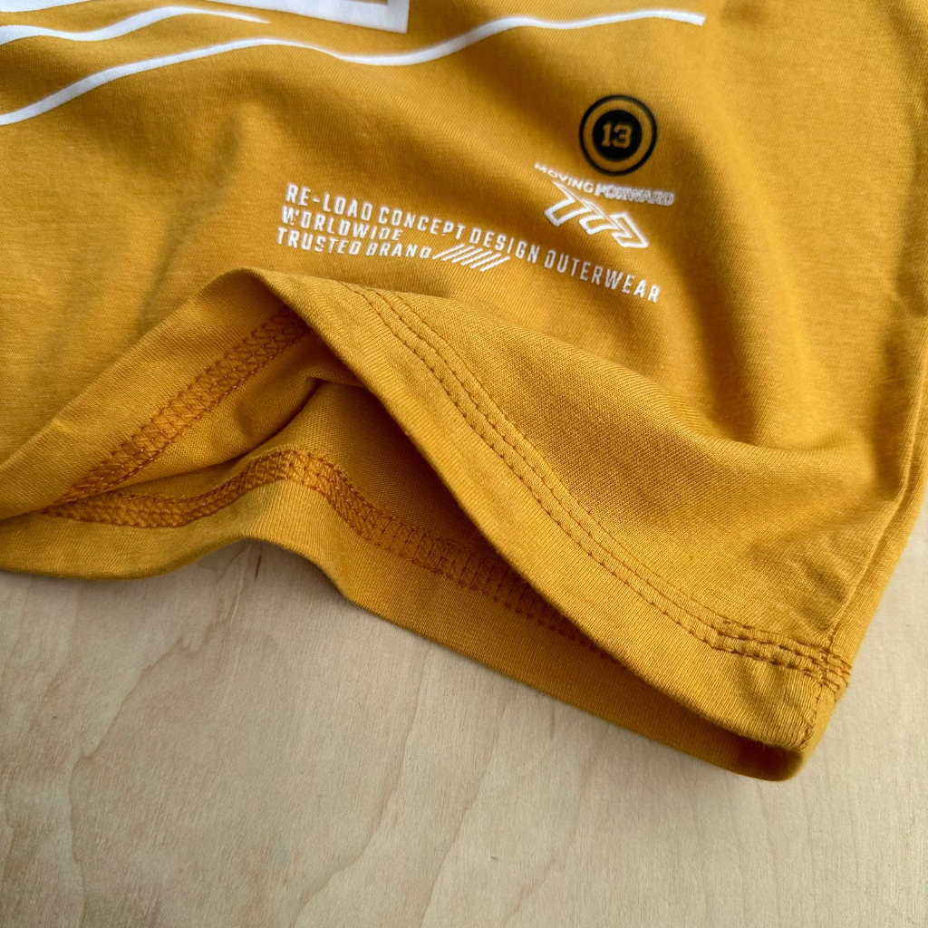 KAOS DISTRO ANAK THIRTEEN MUSTARD RE-LOAD / D.SHELTER