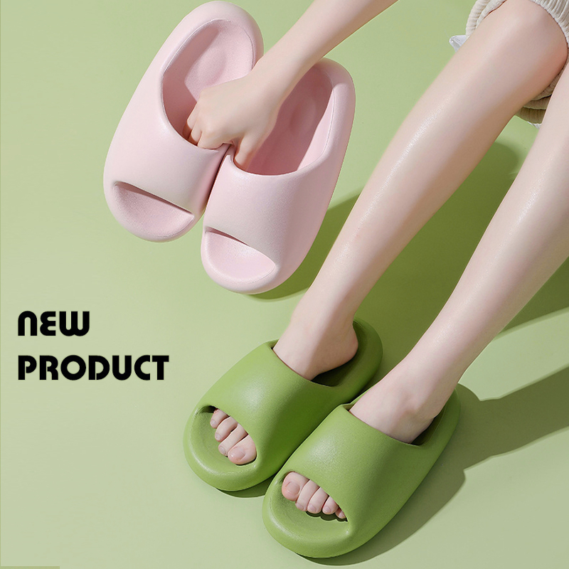 Sandal Roti Jelly Wanita Import Korea Terbaru 2023 Sandal wanita kekinian EVA karet murah Sendal Kamar Mandi Empuk Karet Anti Slip