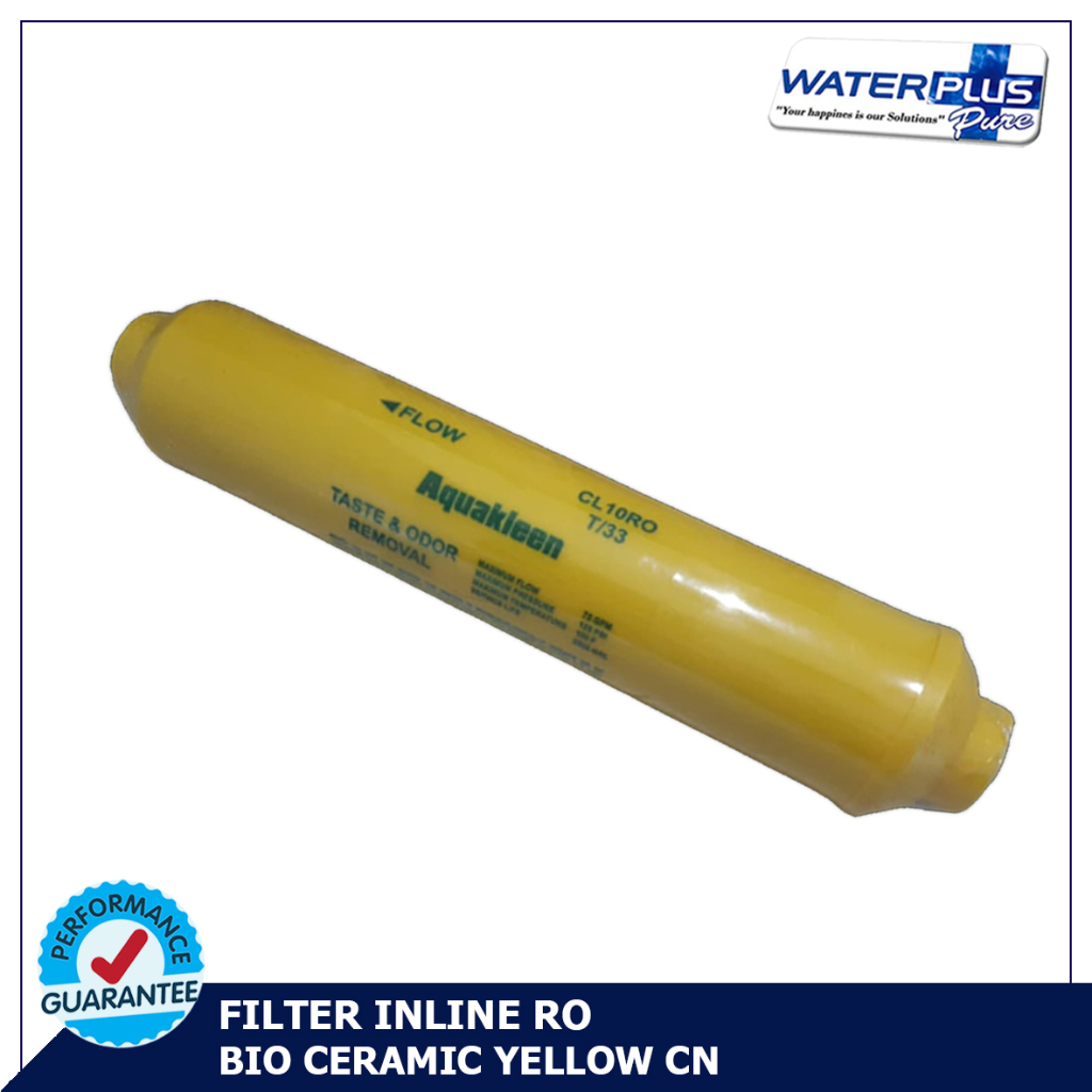 Filter Air - Filter Inline Bio Ceramic Yellow Post Filter RO