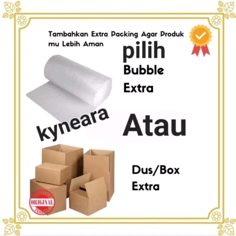 

extra packing kardus & bubble