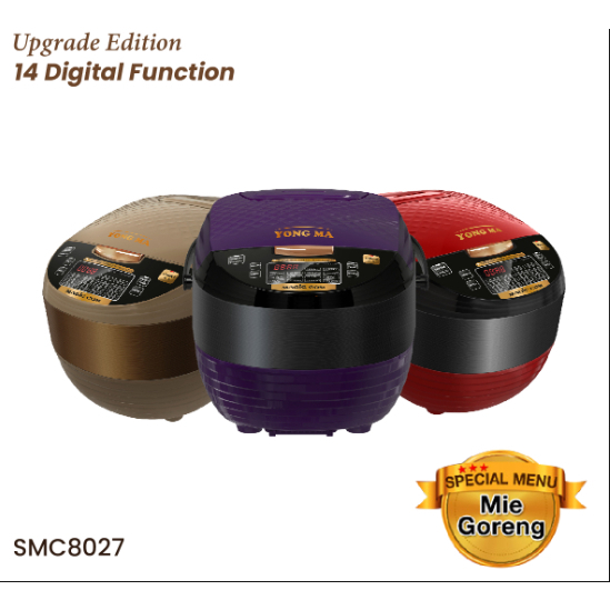 MAGIC COM / RICE COOKER YONG MA 2 LITER ( 2L ) SMC 7047/ SMC 8017/ SMC 8027 ORIGINAL ( ORI )100% (TERMURAH!)
