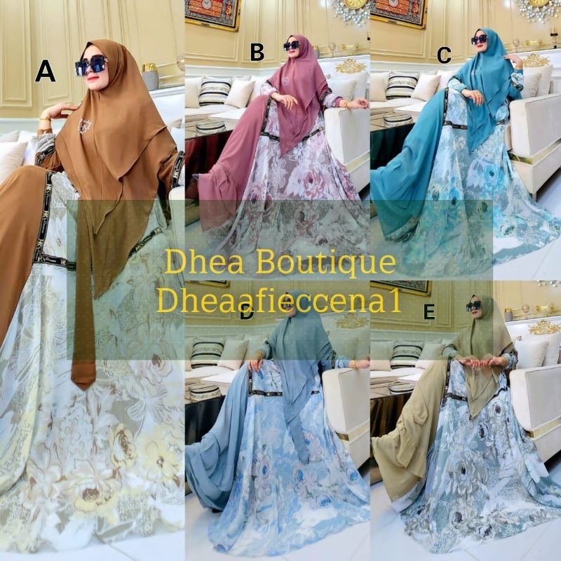 DHEA BOUTIQUE/DHEAAFIECCENA/RANIA SERIES/RANIA SYARI/SYARI PRINTING MURAH TERJANGKAU/SYARI ORIGINAL 