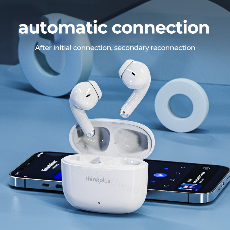 Lenovo Thinkplus LP40 PRO TWS Earphone True Wireless Bluetooth  Headset Mini Earbuds TWS Noise Reduction Mendukung Android/IOS