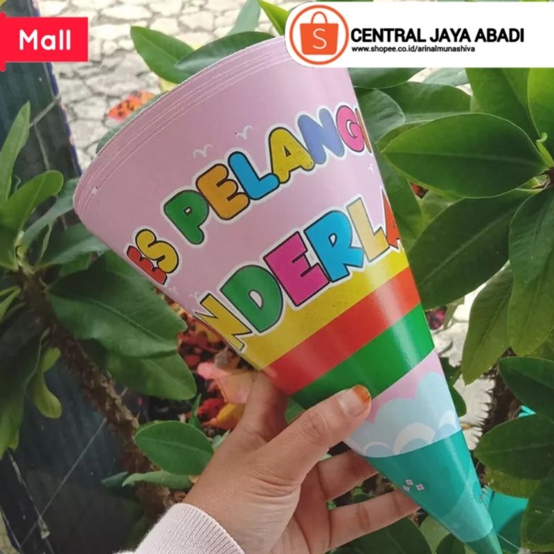 

100 LEMBAR KERTAS ES SALJU VIRAL | BUNGKUS KERTAS ES PELANGI PRODUK TERBARU | KEMASAN ES KAKIGORI BAHAN IVORY PUTIH HIGH QUALITY | CONTONG ES SERUT | ARINA SHIVA GROUP 58