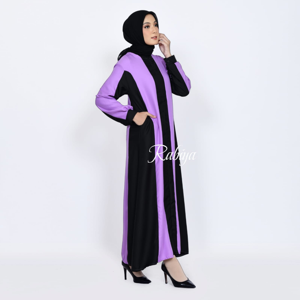 Gamis Jumbo Terbaru Baju Muslim Wanita Dress Gamis Busuhi Wudhu Frendy Kekinian Super Jumbo L XL XXL 3L 4L Lingkar Dada Up To 130 140