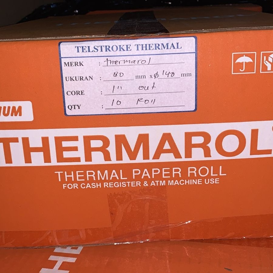 

RB Thermarol kertas thermal 80 mm x 140 mm per roll