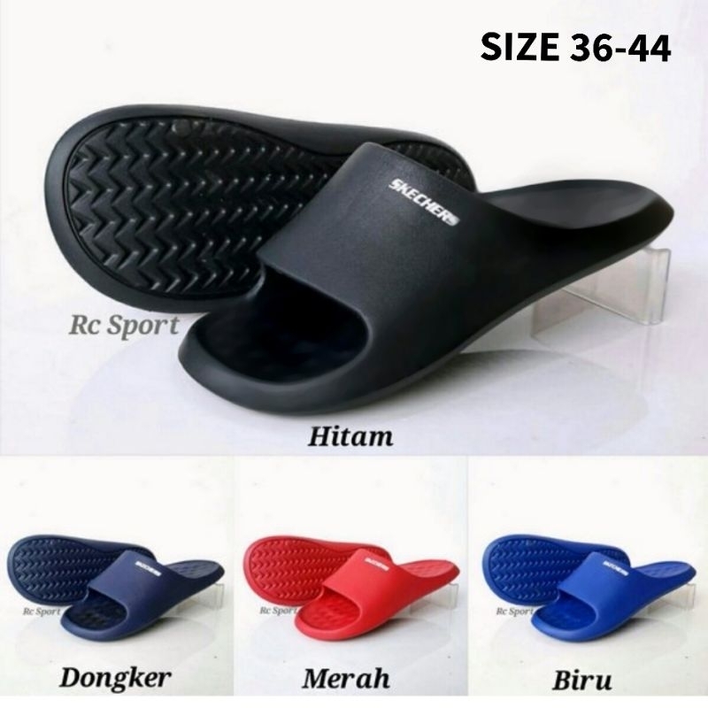 SANDAL SLIP ON SKECHERS EVA ANTI SLIP  Unisex Pria Wanita 36-44