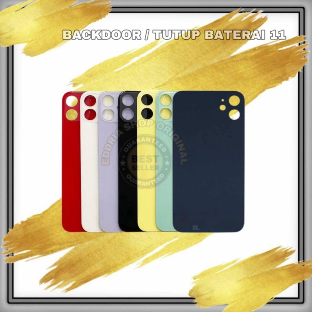 BACKDOOR TUTUP BATERAI / BACK COVER IP 11 ORIGINAL NEW