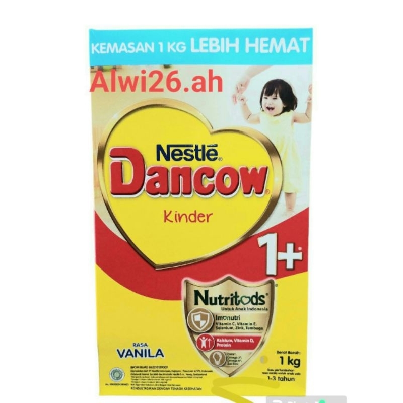 Dancow 1+ &amp; 3+ &amp; 5+ madu/vanila 800gr/ 1kg