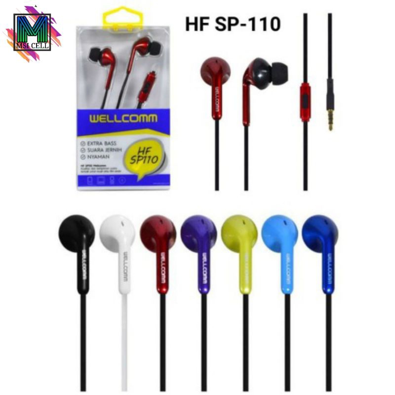 Headset Wellcomm SP110 Super Bass