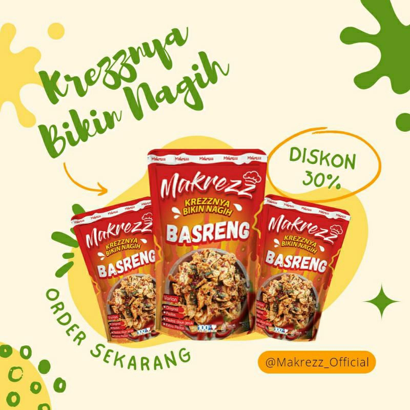 

Makrezz Basreng/Basreng Pedas/Basreng Krikuk/Basreng Mantul