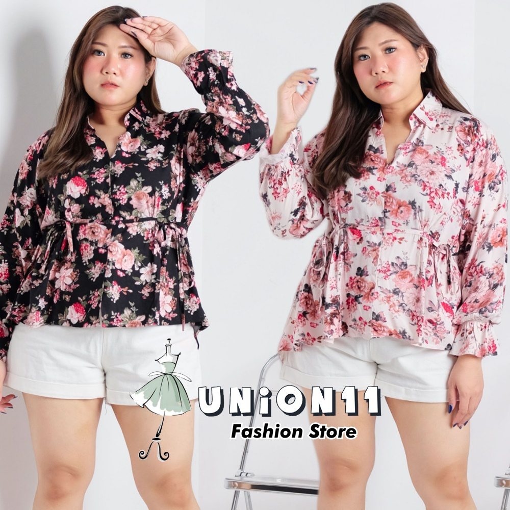 UNION11 - ATASAN JUMBO WANITA LD 120 / BAJU JUMBO WANITA / BAJU KERJA WANITA BIGSIZE / BLOUSE JUMBO WANITA / ATASAN JUMBO XXXL WANITA OXANA