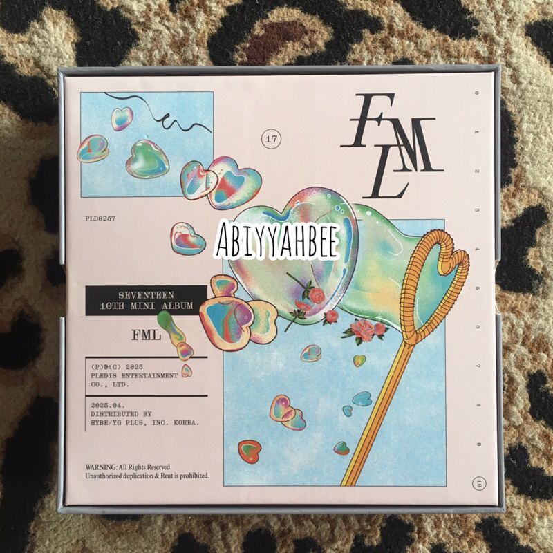 UNSEALED SEVENTEEN FML ALBUM CARAT VERSION (WONWOO)