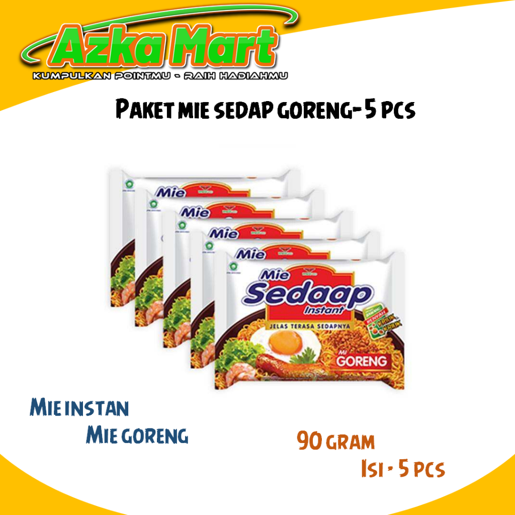 

Mie Sedaap Goreng 90gr x 5 pcs