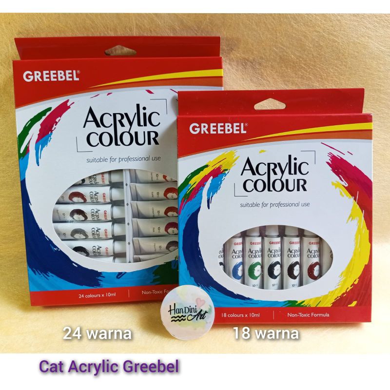

Cat Akrilik Cat Acrylic Greebel Set Cat Akrilik Pelengkap Melukis Peralatan Melukis Handini Art