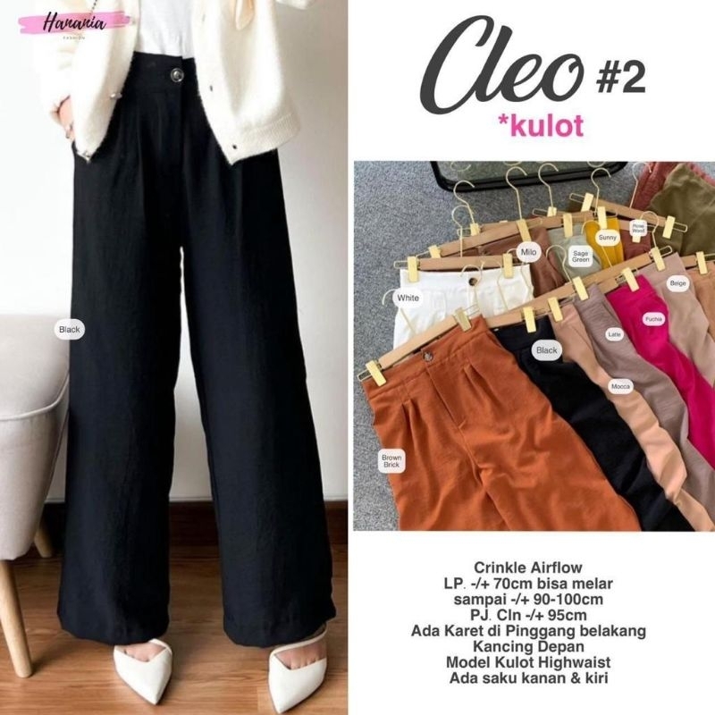 CLEO #2 KULOT By HANANIA | Crinkle Airflow