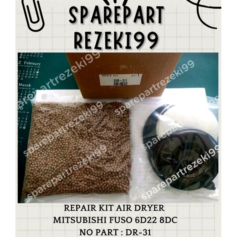 Repair Kit Air Dryer Mitsubishi Fuso 6D22 8DC DR-31