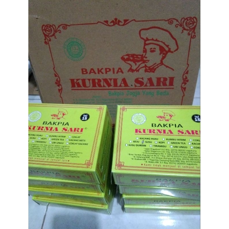 Bakpia Kurniasari isi 15 jumbo khas jogja