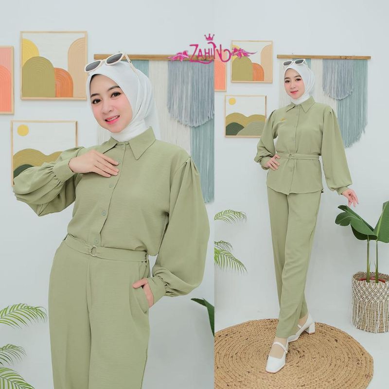 maudy baju setelan cringkel by zahin