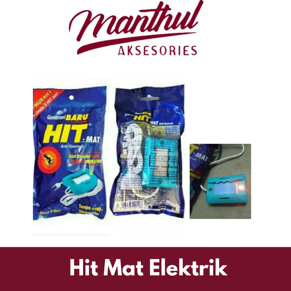 Hit Mat Elektrik Anti Nyamuk Ekonomis Alat dengan kabel