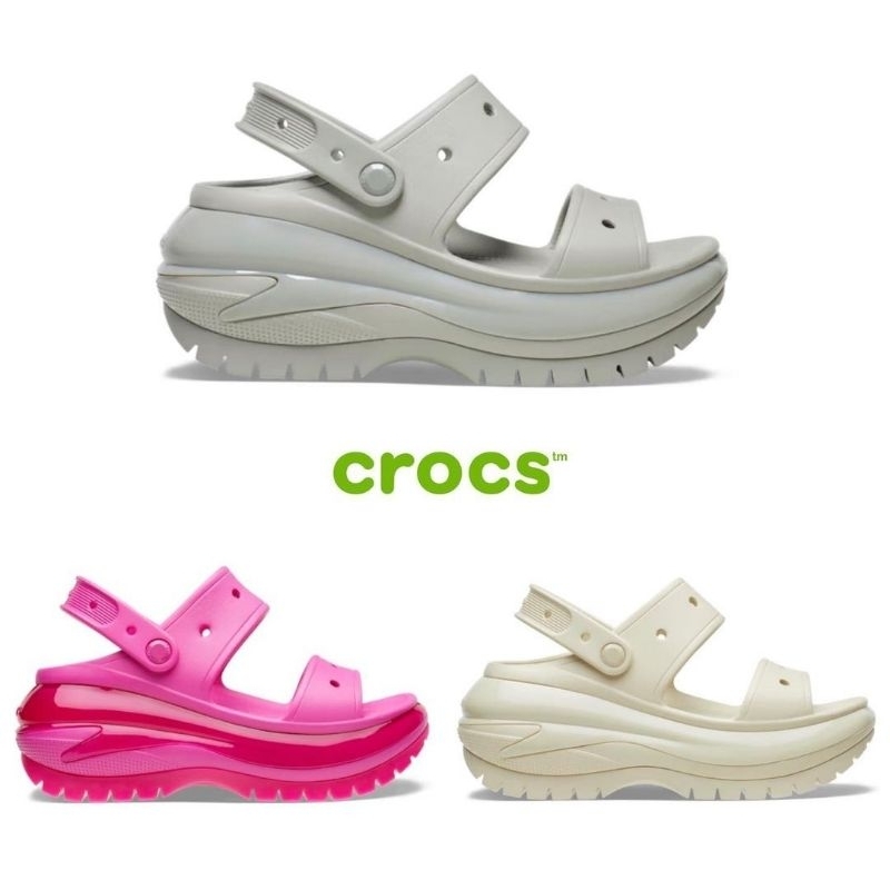 Crocs Mega Crush Sandal / Sandal Wanita Crocs Mega Crush