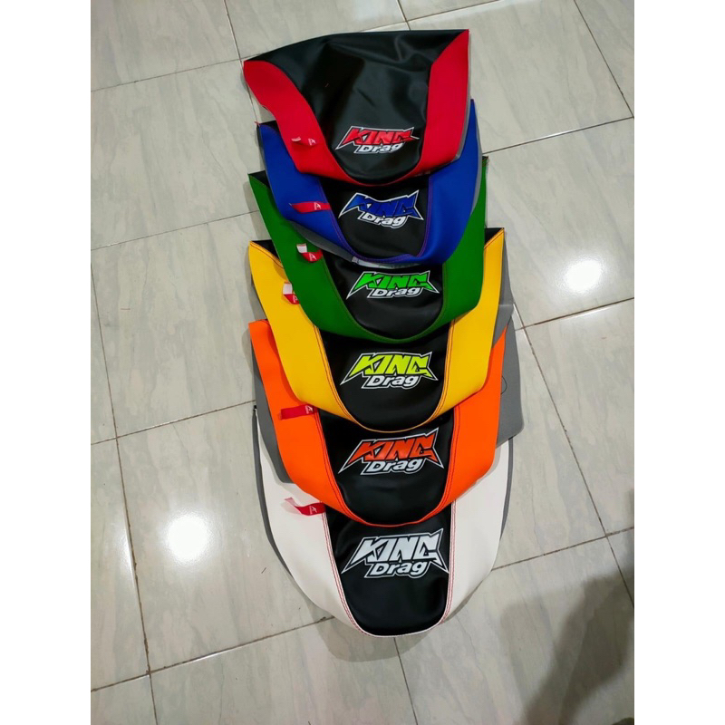 kulit jok king drag bordir #nmax#vario#aerox#beat#scoopy