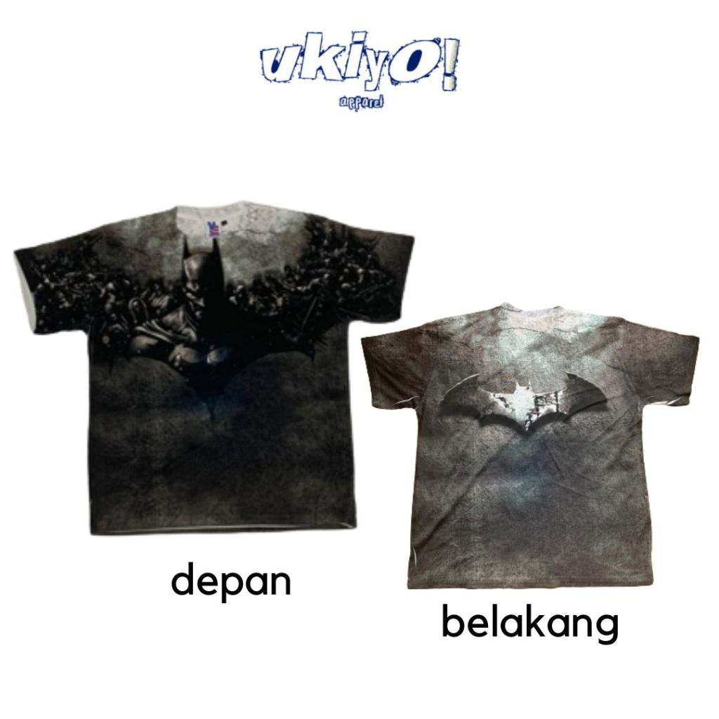 KAOS TAG THAILAND BATMAN VINTAGE AOP (ALL OF PRINT) | KAOS SUPERHERO CARTOON KARTUN ANIME KOMIK COMI