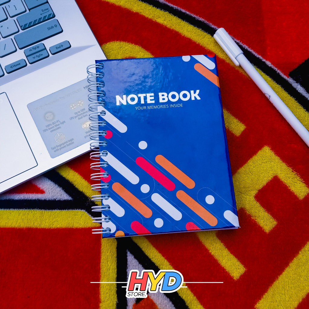 

Notebook A6 Custom Spiral Buku Catatan Agenda Diary Journal Aesthetic Hardcover/Softcover